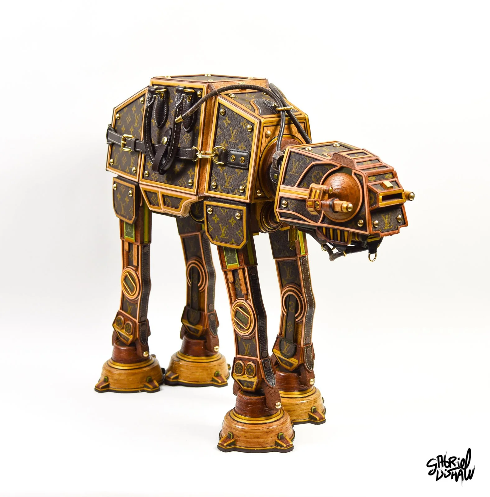 Louis Vuitton Series – Upcycled Luxury Sculptures by Gabriel